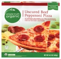 slide 1 of 1, Simple Truth Organic Uncured Beef Pepperoni Pizza, 14.25 oz