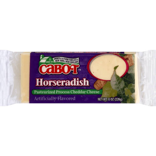 Cabot Horseradish Cheddar Cheese 8 oz Shipt
