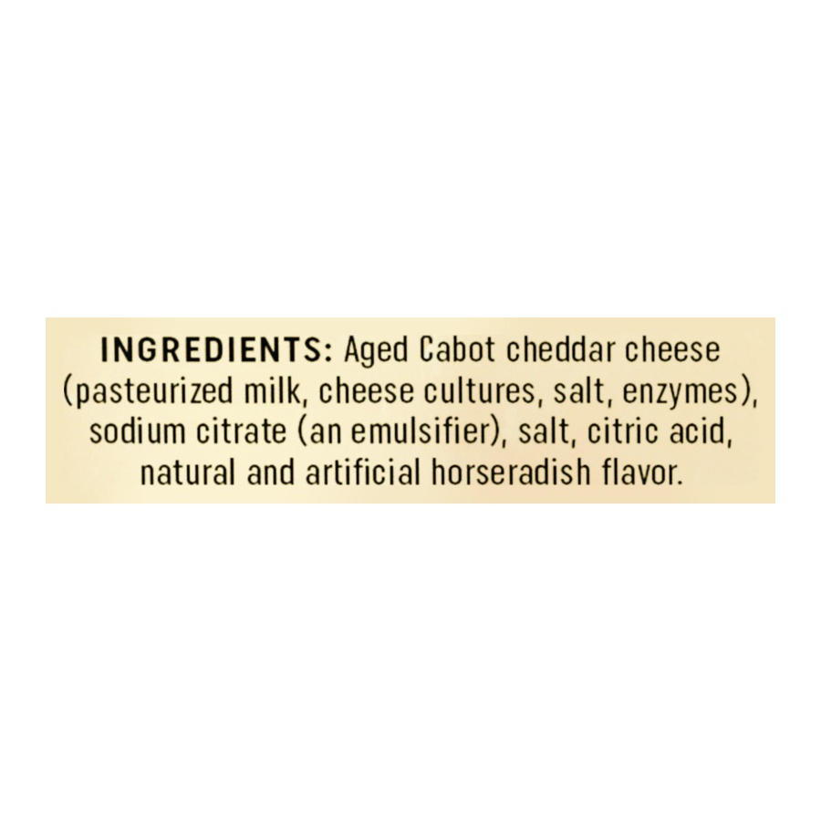 slide 3 of 3, Cabot Horseradish Cheddar Cheese, 8 oz