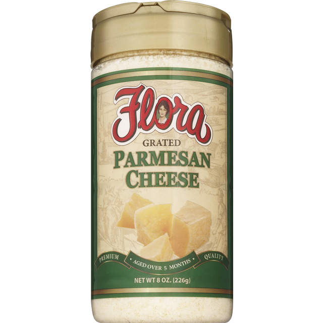 slide 1 of 1, Flora Fine Foods Parmesan Cheese, 8 oz