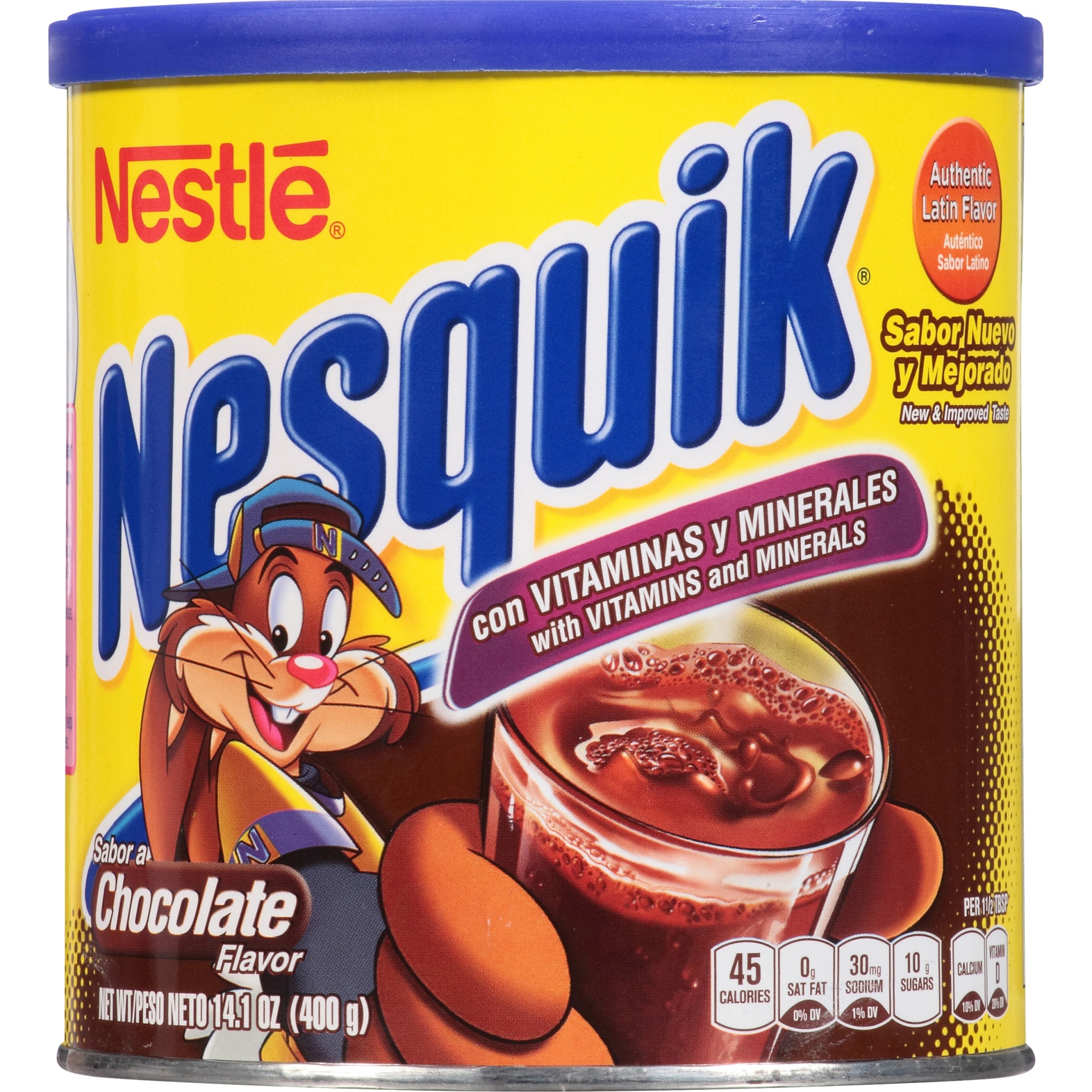 slide 1 of 2, Nestlé Nesquik Chocolate Powder, 14.1 oz