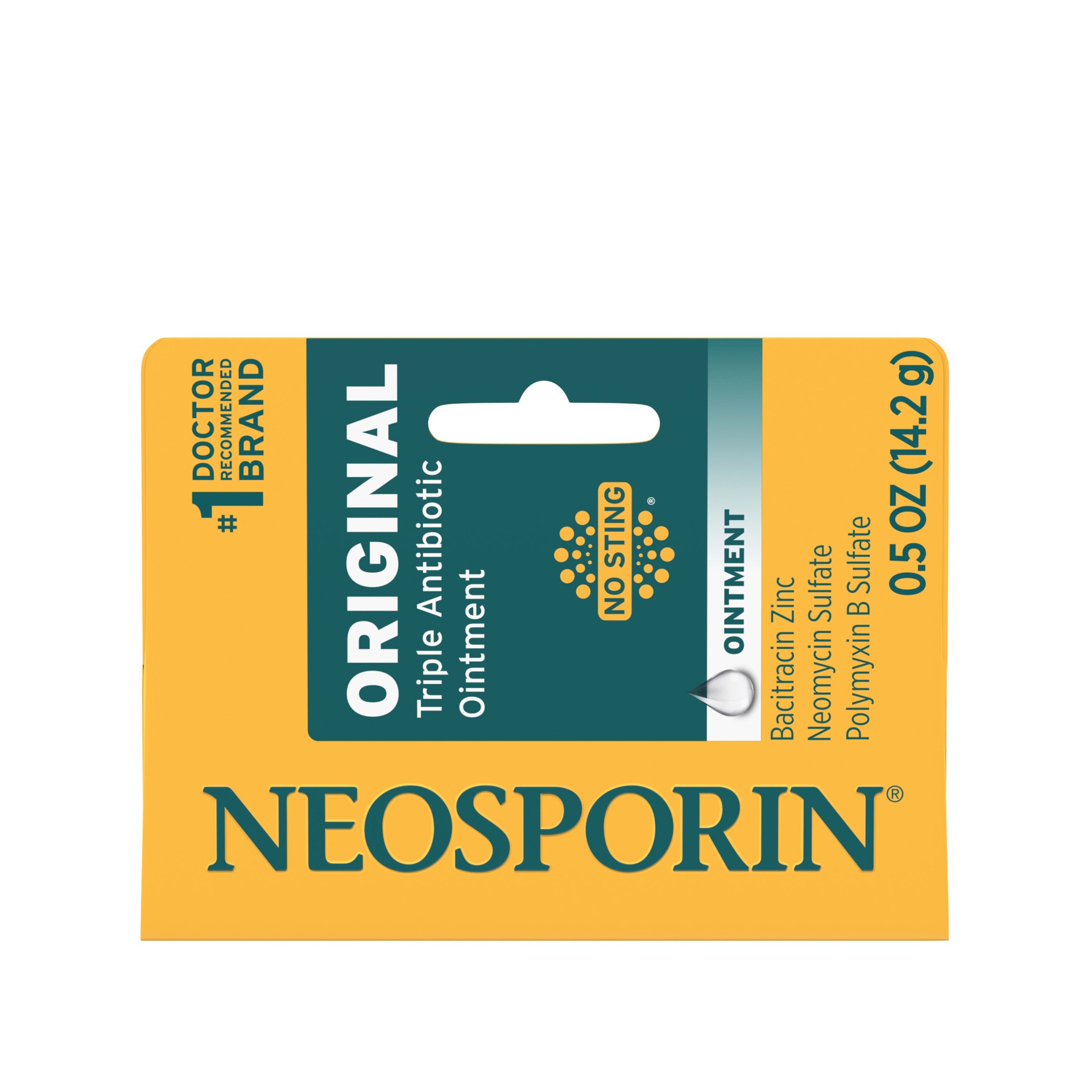 slide 1 of 8, Neosporin Original First Aid Antibiotic Bacitracin Ointment,.5 oz, 0.5 oz