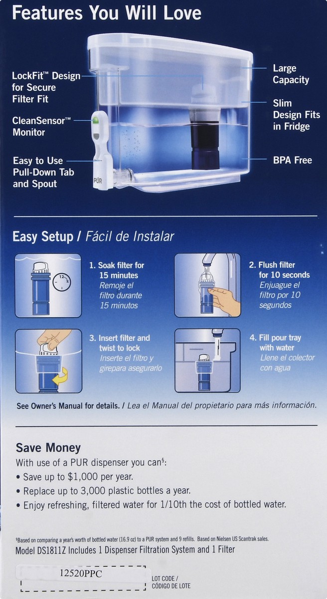 slide 6 of 11, PUR 30 Cup Dispenser Filtration System 1 ea, 1 ct