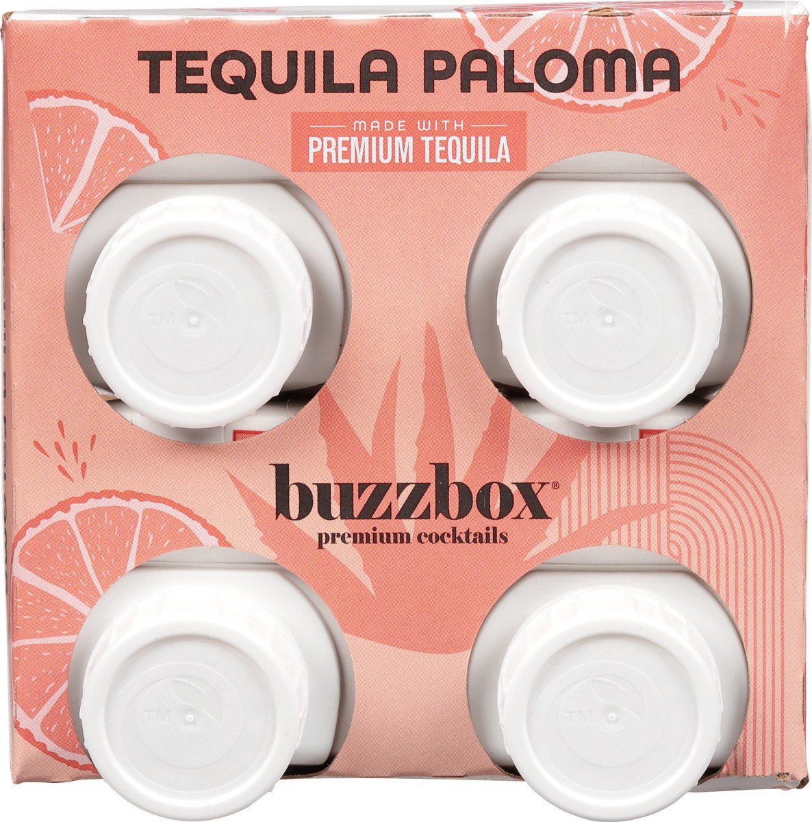 slide 10 of 11, Buzzbox Premium Tequila Paloma Cocktails Carton 4 - 250 ml Cartons, 4 ct; 250 ml