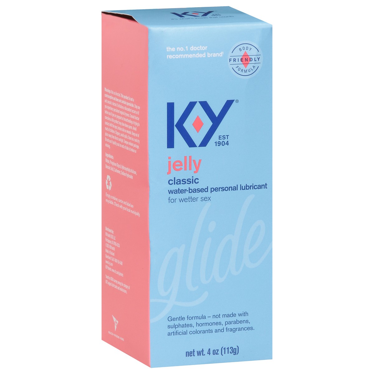 slide 12 of 13, K-Y Jelly Personal Lubricant, Body-Friendly Water-Based Formula, Safe for Anal Sex, Safe to Use with Latex Condoms. Glide into a Wetter, Better Experience Every Day. For Men, Women, Couples, 4 FL OZ, 4 oz