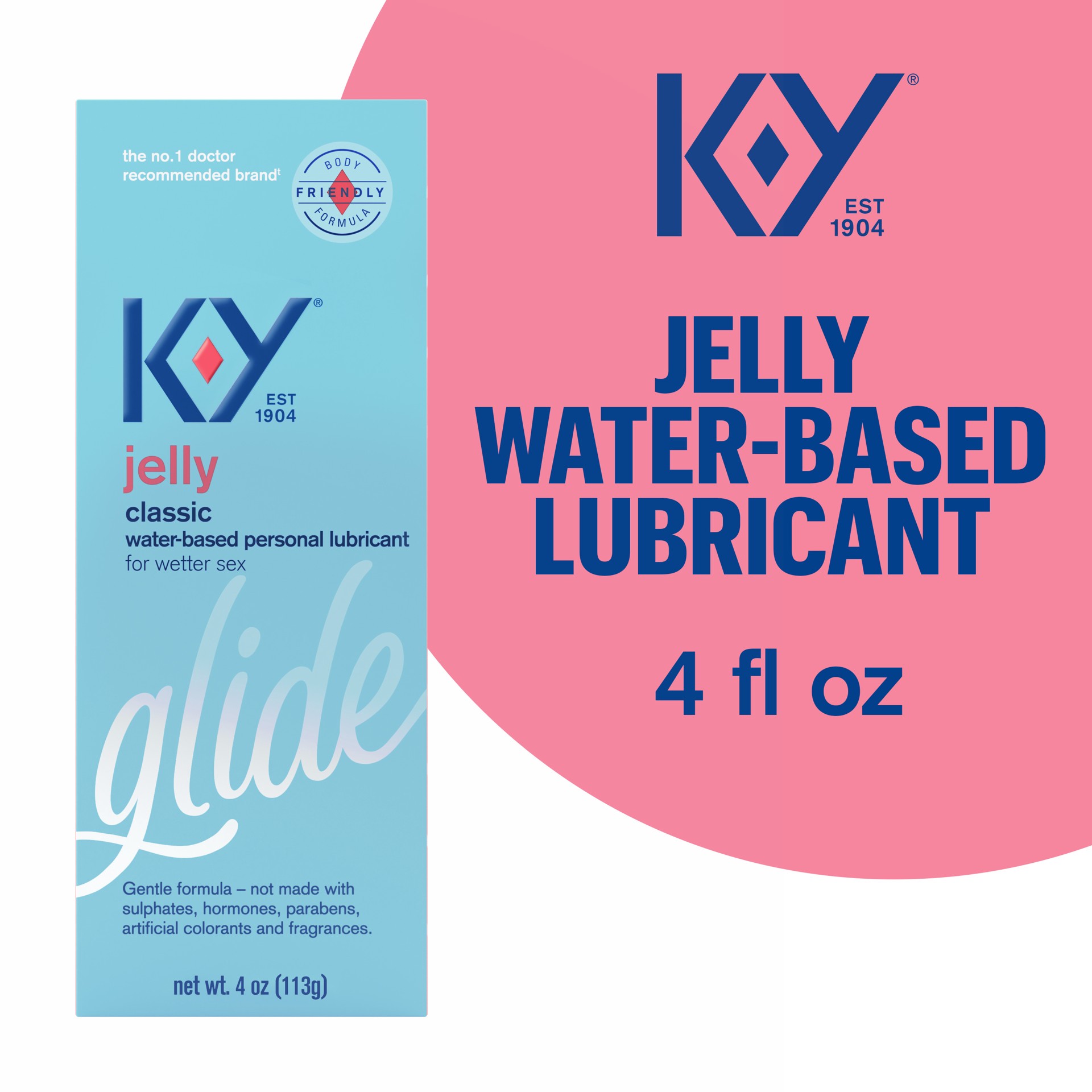 slide 1 of 13, K-Y Jelly Personal Water-Based Lube - 4oz, 4 oz