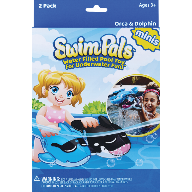 slide 1 of 1, Swim Pal Minis - Dolphin / Orca, 1 ct