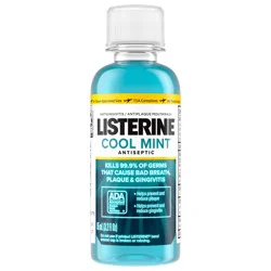 Listerine Cool Mint Intense Antiseptic Mouthwash for Bad Breath, 3.2 oz