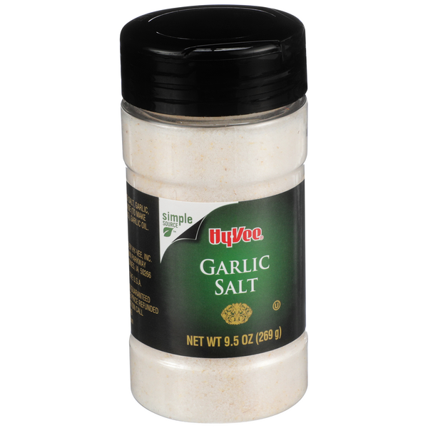slide 1 of 1, Hy-vee Garlic Salt, 9.5 oz