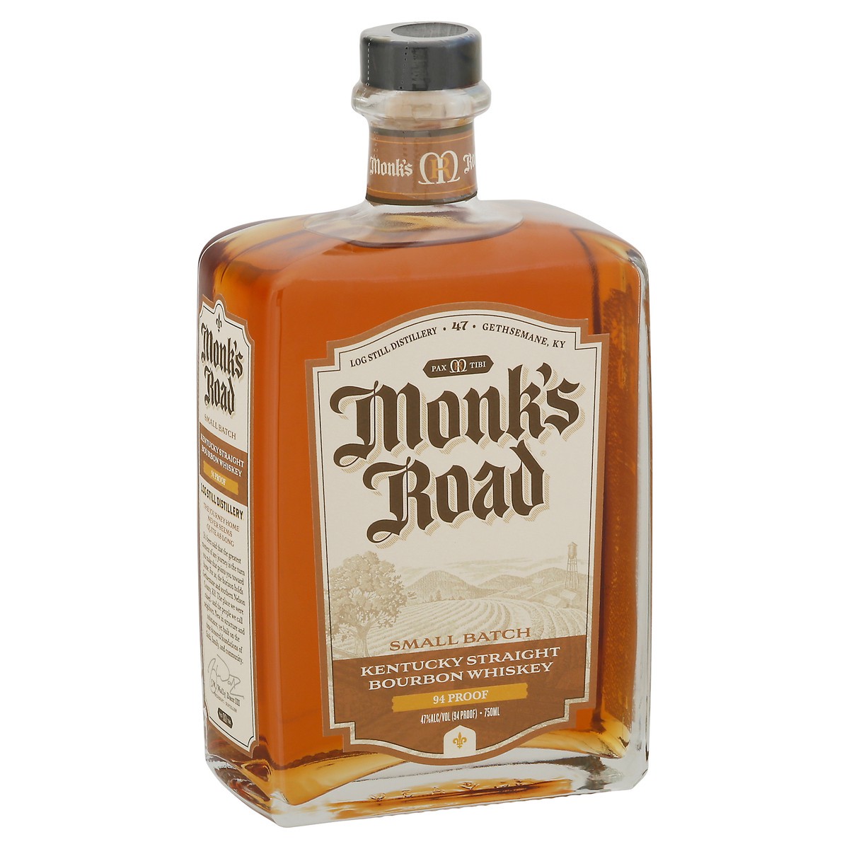 slide 10 of 11, Monk's Road Small Batch Kentucky Straight Bourbon Whiskey 750 ml, 