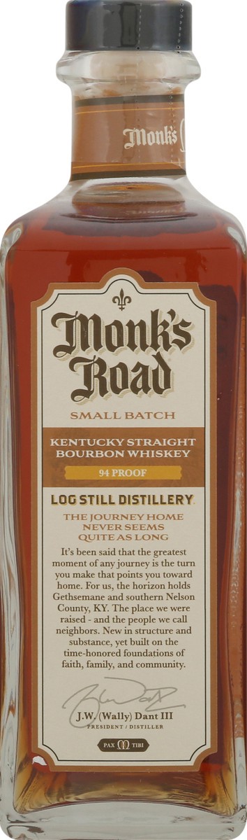 slide 2 of 11, Monk's Road Small Batch Kentucky Straight Bourbon Whiskey 750 ml, 