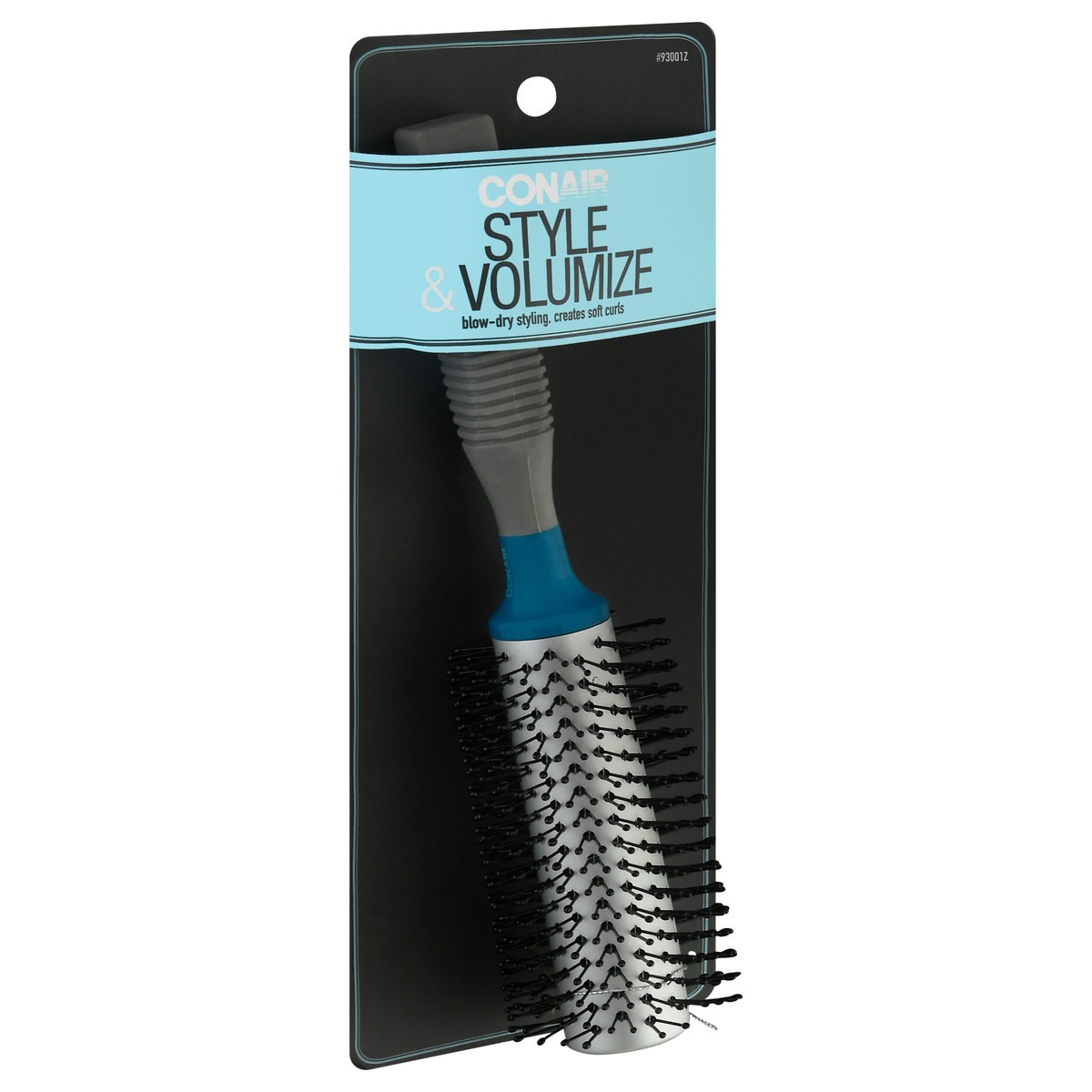 slide 2 of 10, Conair Style & Volumize Blow-Dry Styling Brush Round Metal Barrel, 1 ct