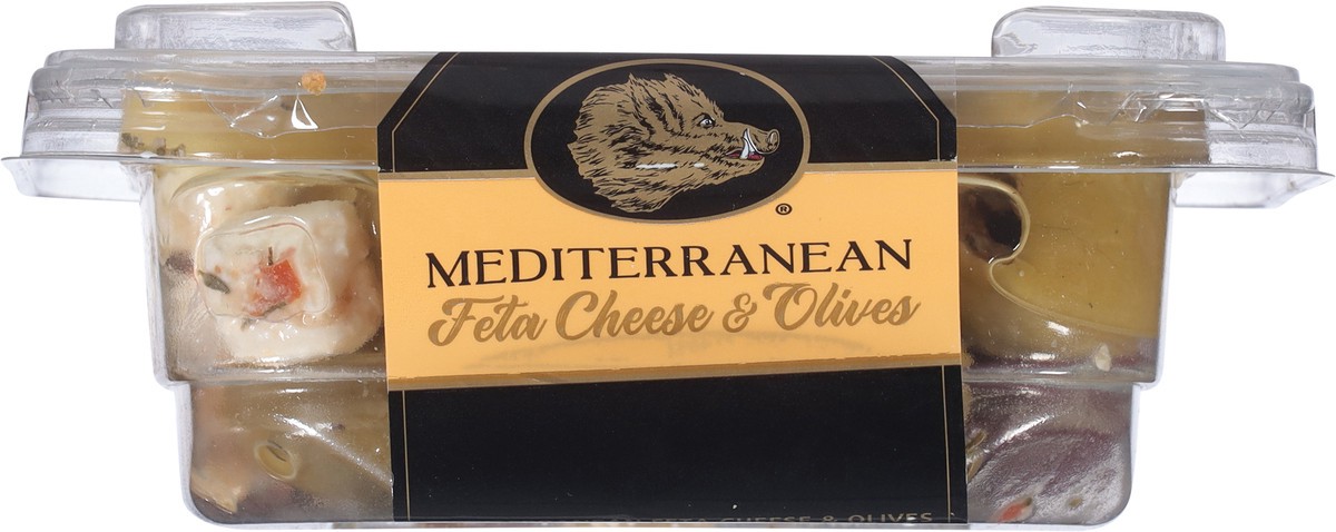 slide 4 of 12, Boar's Head Mediterranean Feta Cheese & Olives, 7 oz