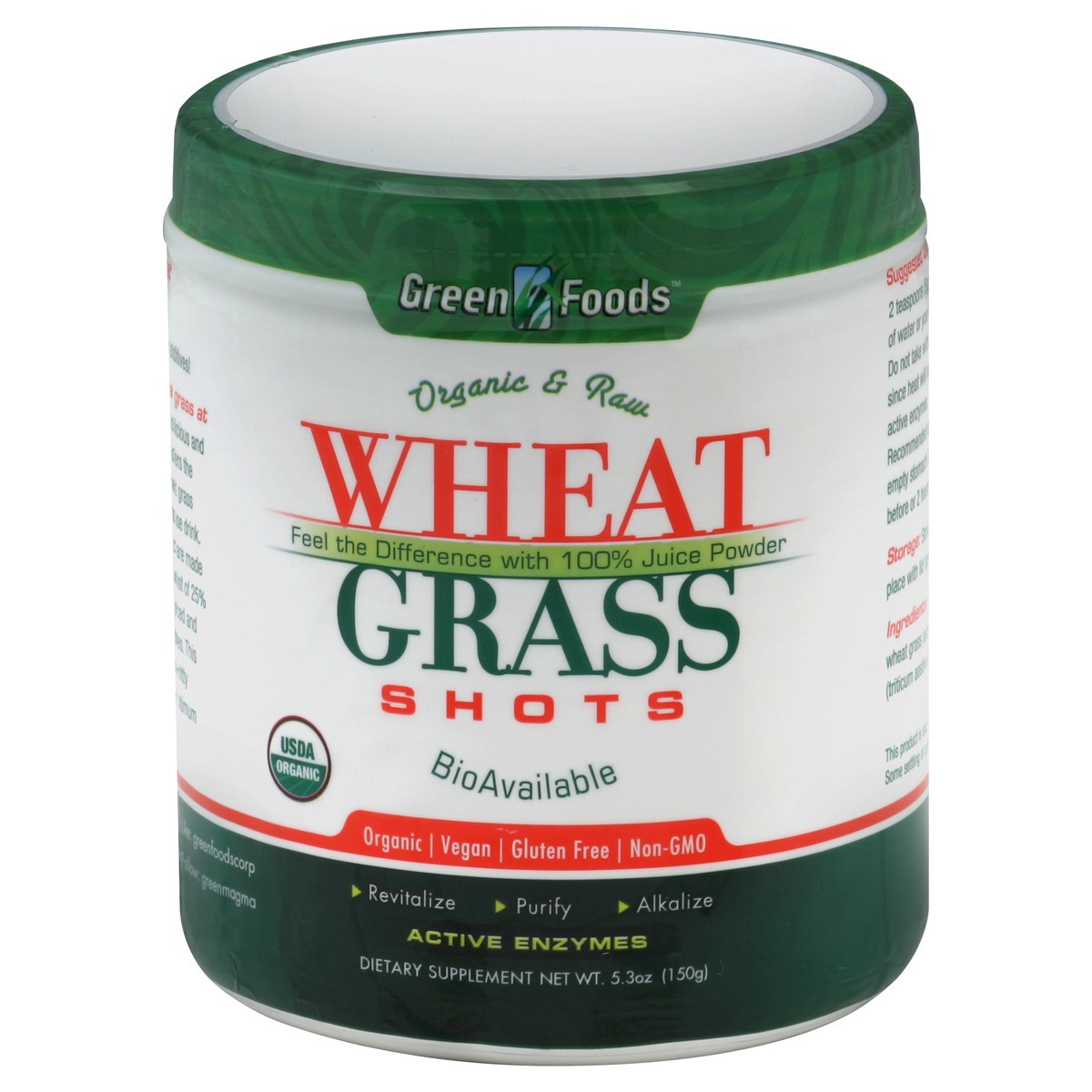 slide 3 of 3, Green Foods Wheat Grass Shots 5.3 oz, 5.3 oz