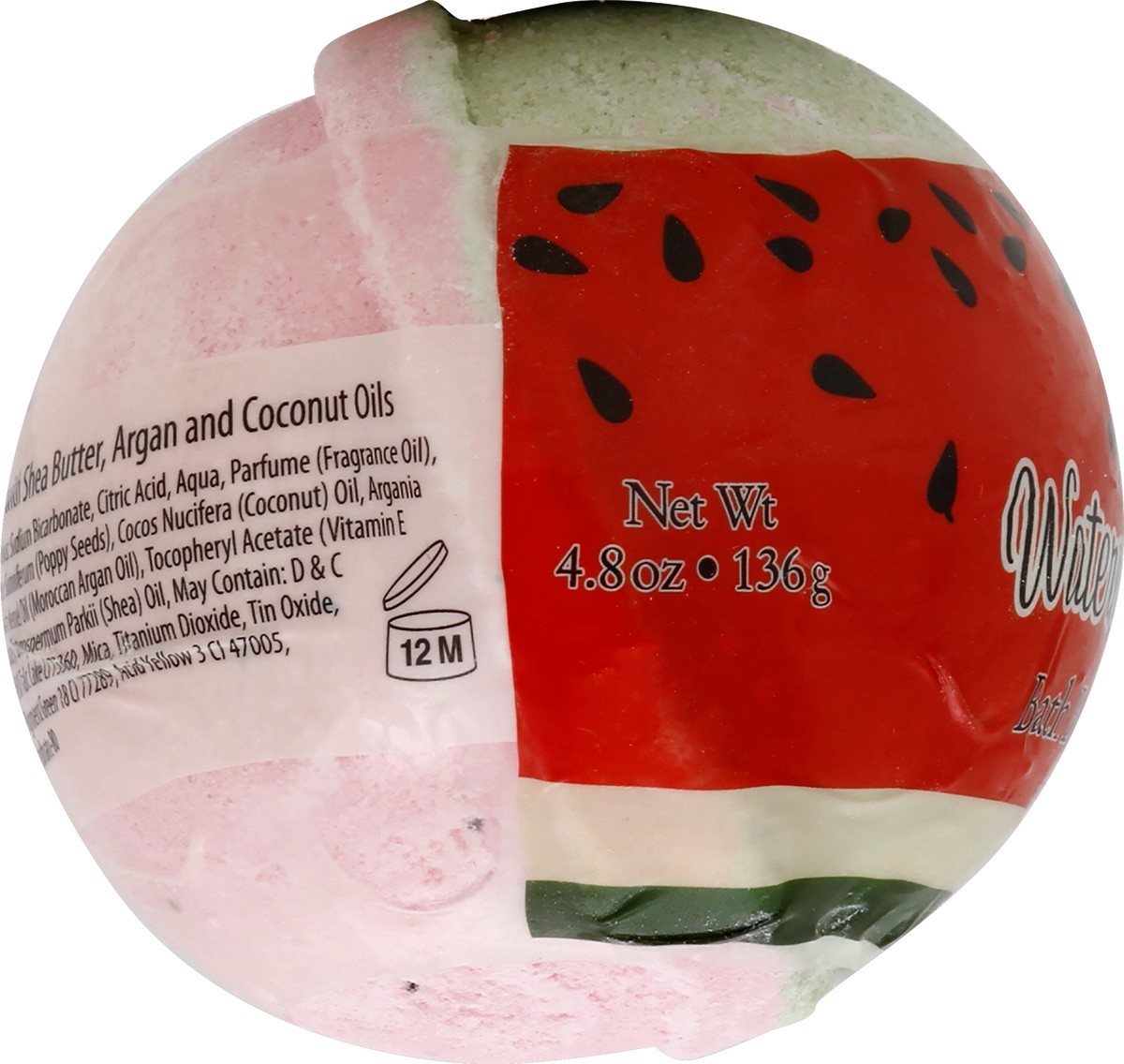 slide 3 of 7, Primal Elements Watermelon Bath Bomb, 4.8 oz