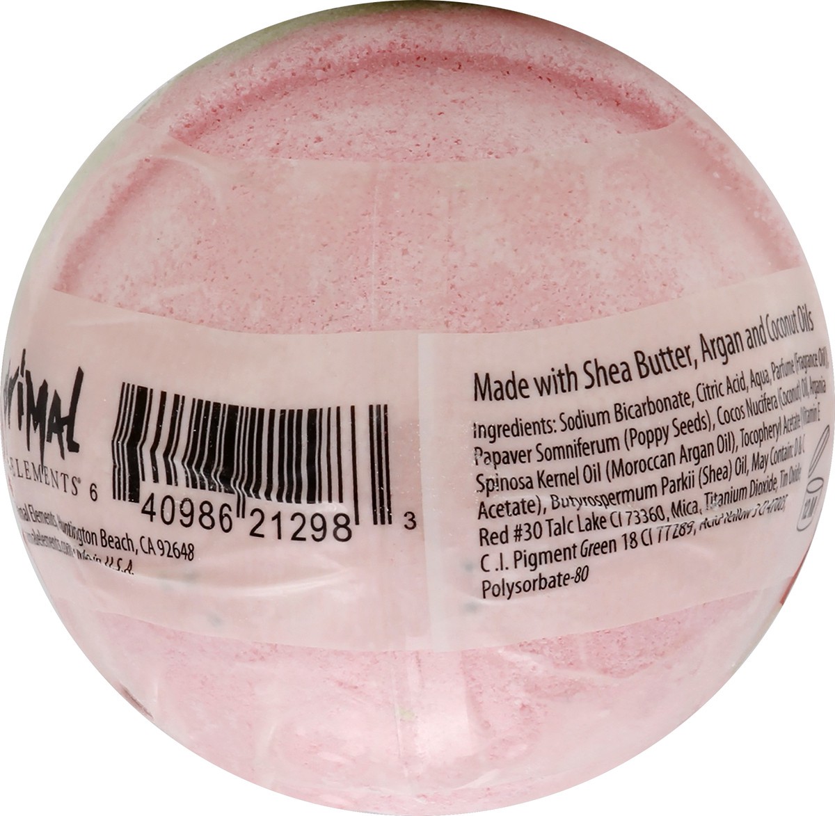 slide 5 of 7, Primal Elements Watermelon Bath Bomb, 4.8 oz