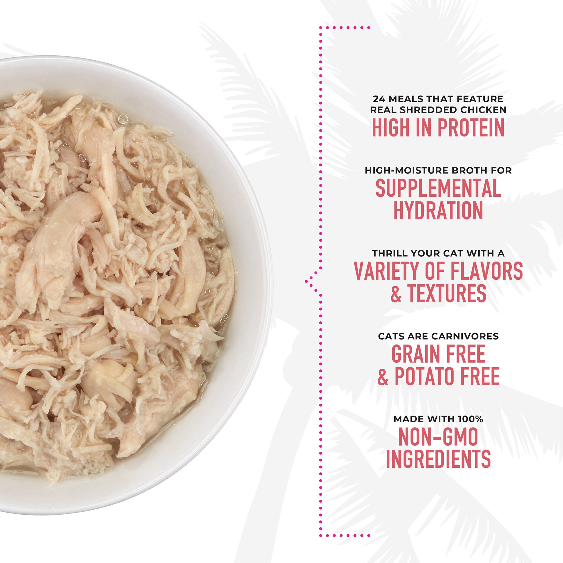 slide 4 of 7, Tiki Cat Chicken Craves Wet Cat Food Mega Pack, 2.8 oz. Can (24 Count), 67.2 oz