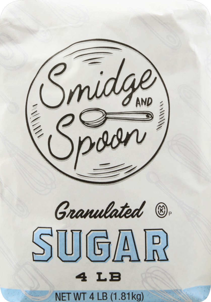 slide 3 of 5, Smidge and Spoon Sugar, Granulated, 4 lb