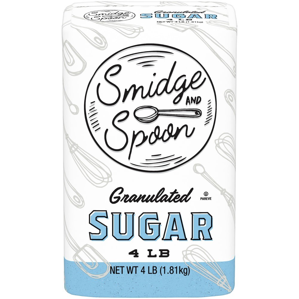 slide 1 of 5, Smidge and Spoon Sugar, Granulated, 4 lb