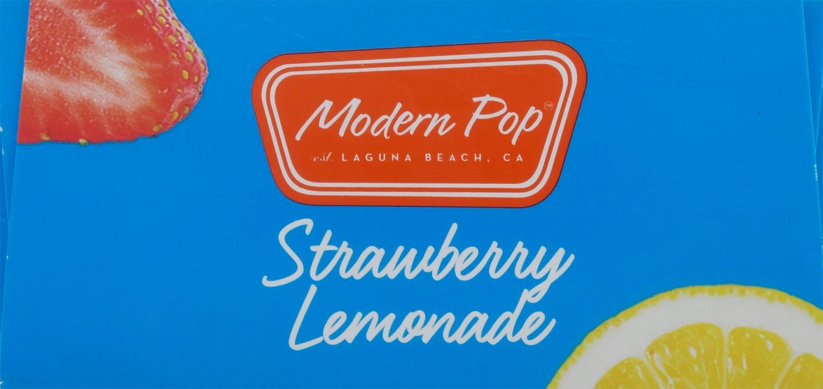 slide 7 of 14, Modern Pop Strawberry Lemonade Frozen Fruit Bars 4 - 2.50 fl oz Bars, 4 ct