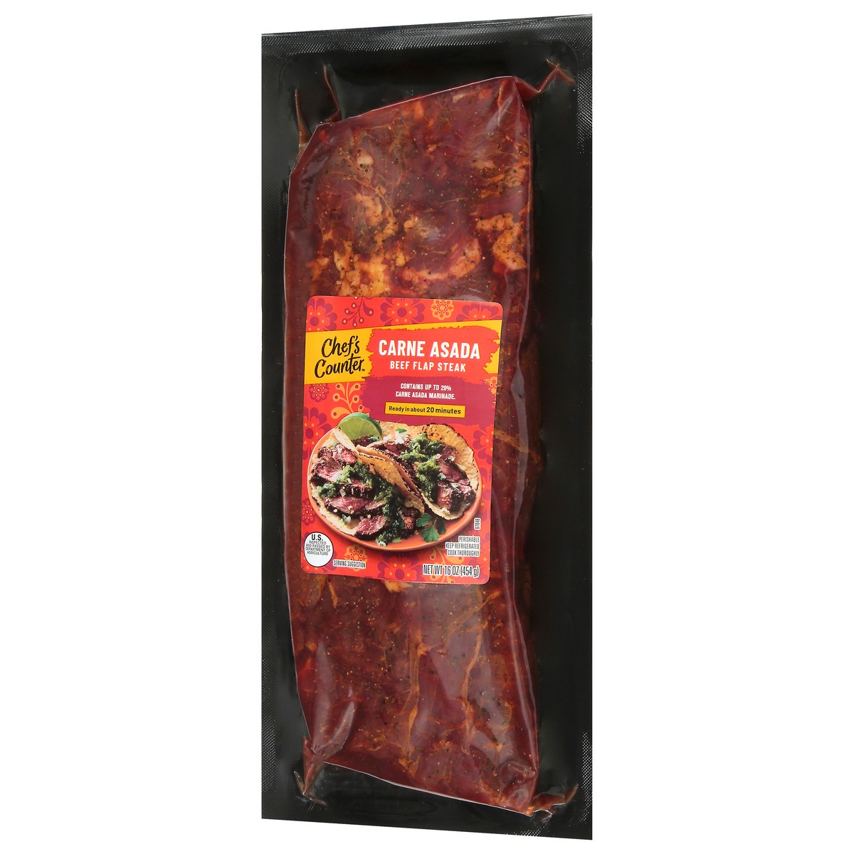 slide 2 of 4, Chef Counter Carne Asada 16 Oz - 16 OZ, 16 oz