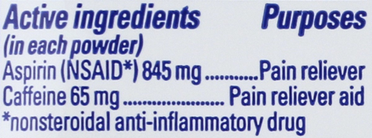 slide 2 of 7, BC Powder Original Strength Pain Reliever, Aspirin Dissolve Packs, 6 Count, 6 PK
