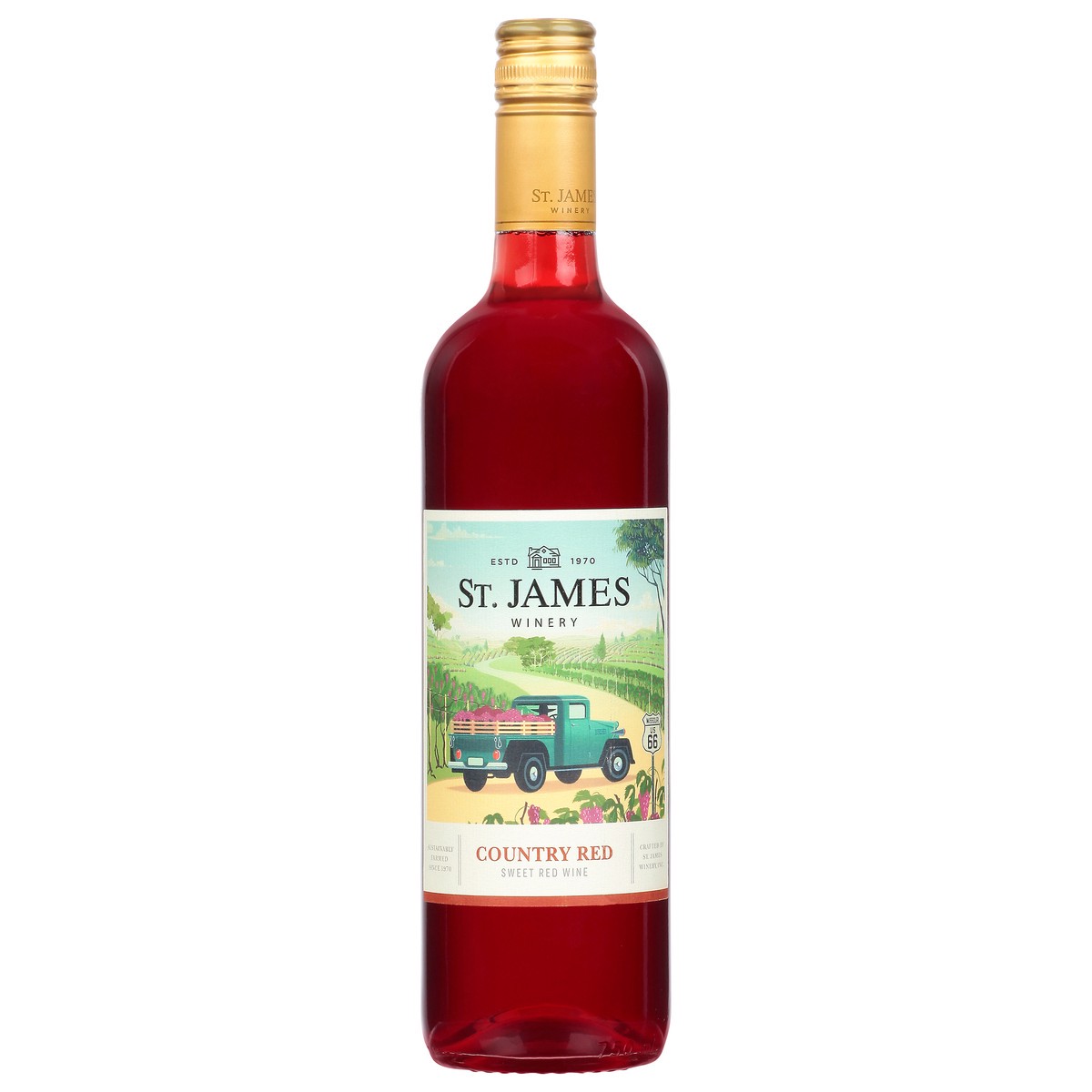 slide 11 of 12, St. James Winery Winery Country Red Sweet Wine, 750 ml