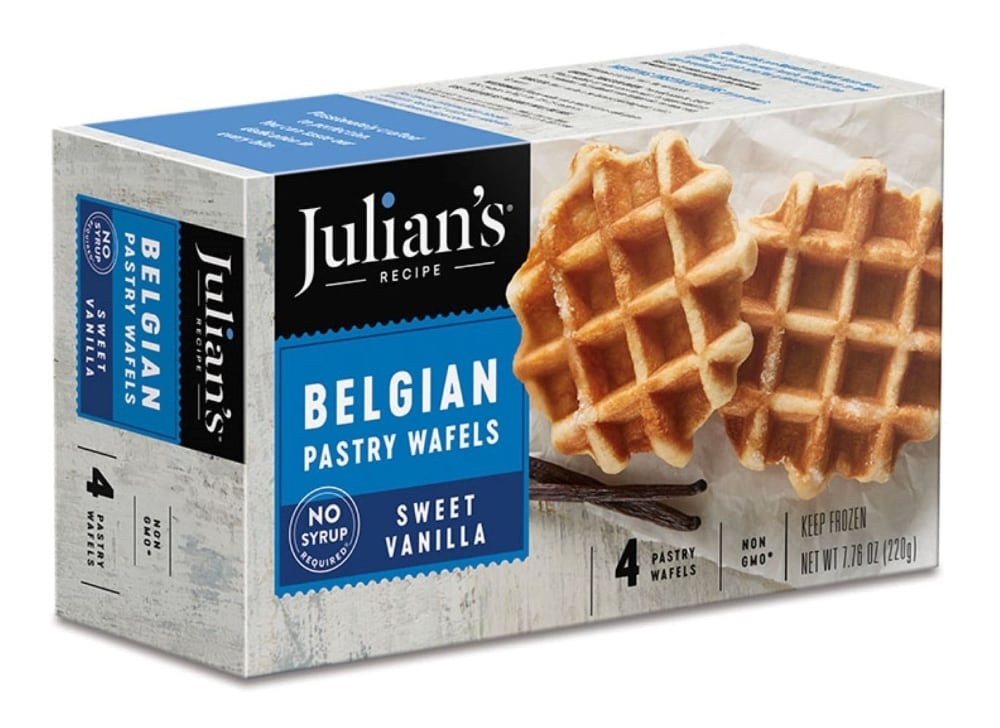 slide 1 of 1, Julian's Recipe Waffles 4 ea, 4 ct