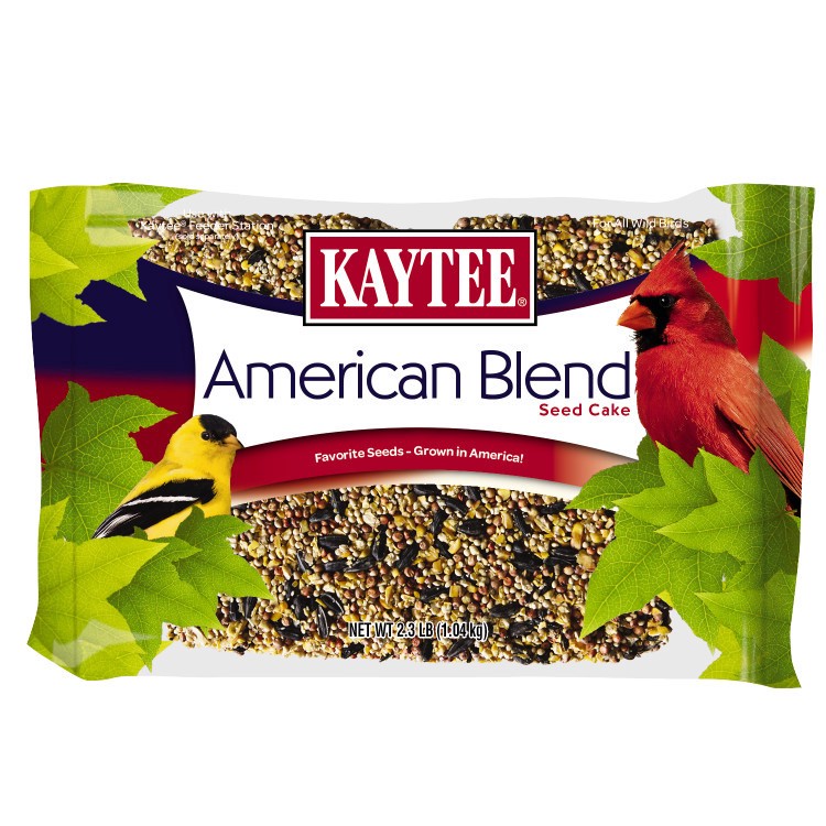slide 1 of 4, Kaytee American Blend Wild Bird Seed Cake, 35 oz
