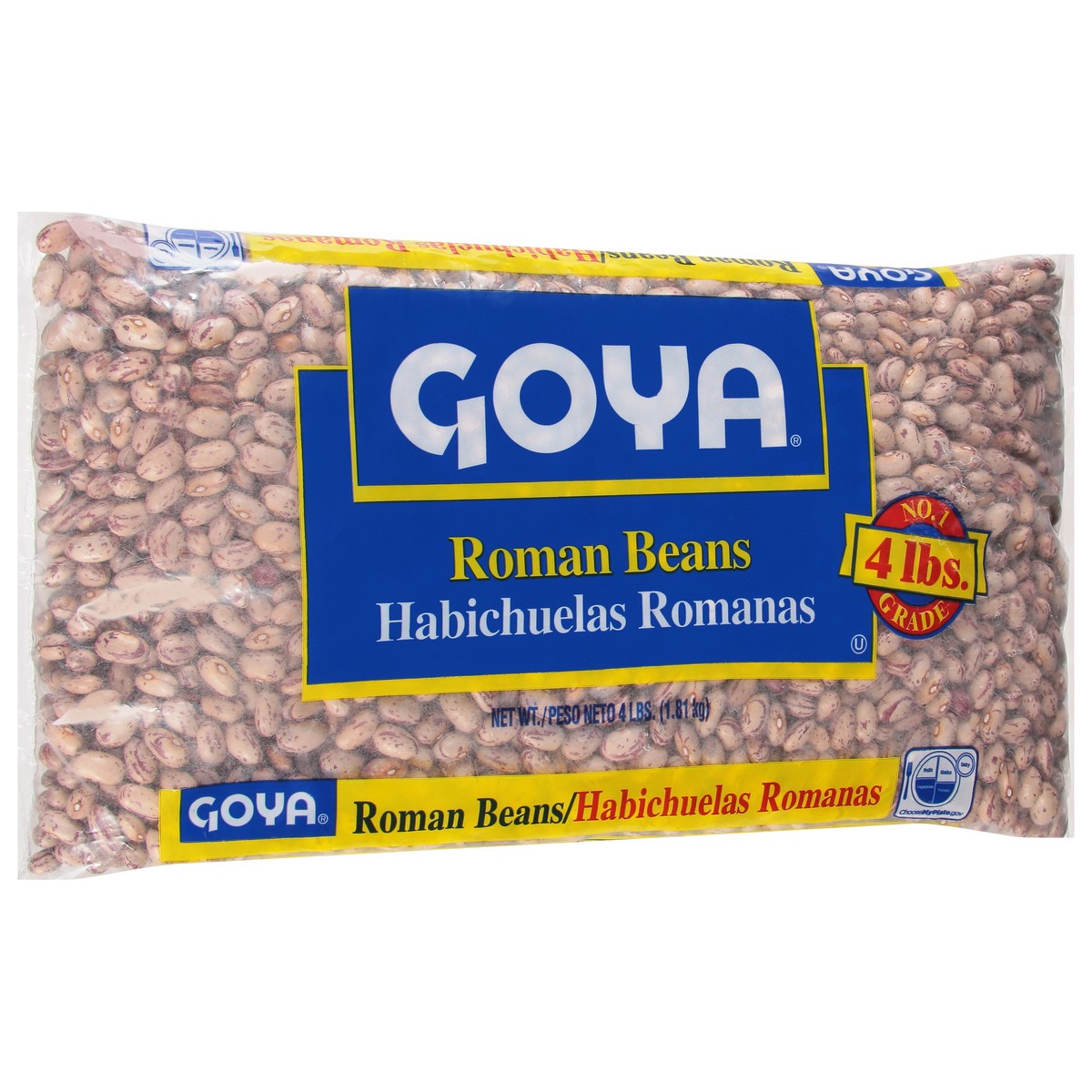 slide 5 of 9, Goya Roman Beans 4 lb, 4 lb