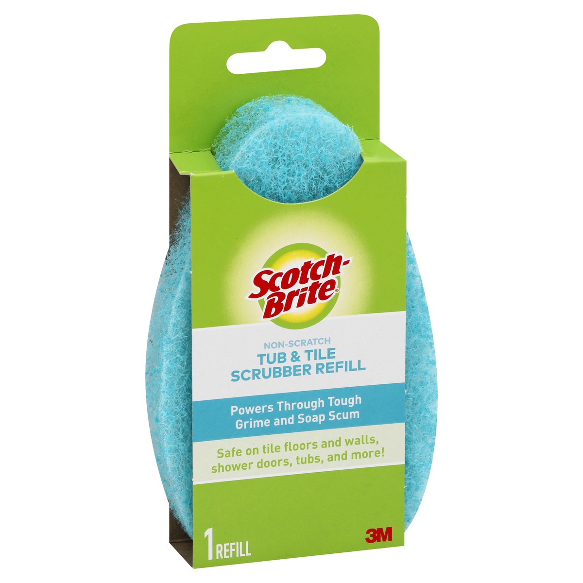 slide 3 of 9, Scotch-Brite Non-Scratch Tub & Tile Scrubber Refill 1 ea, 1 ct