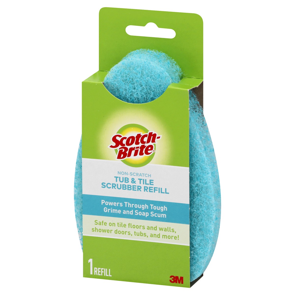 slide 4 of 9, Scotch-Brite Non-Scratch Tub & Tile Scrubber Refill 1 ea, 1 ct