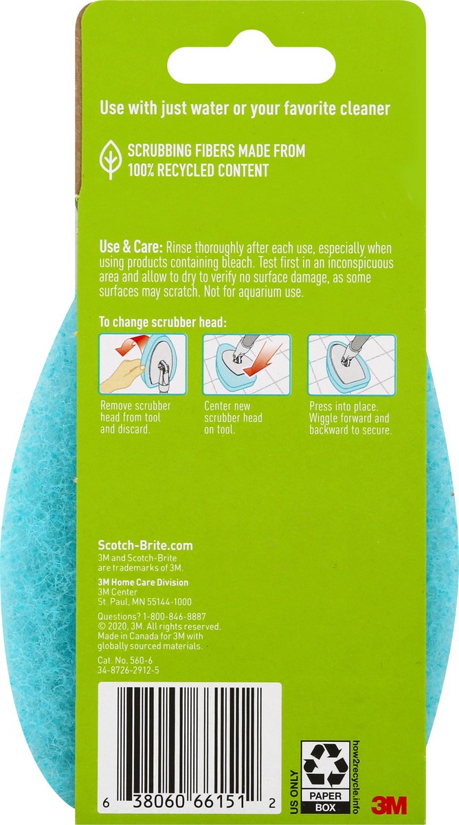 slide 6 of 9, Scotch-Brite Non-Scratch Tub & Tile Scrubber Refill 1 ea, 1 ct