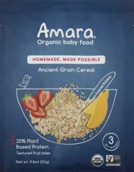 Amara Organic Ancient Grain With Fruit Bites Cereal, 0.8 oz