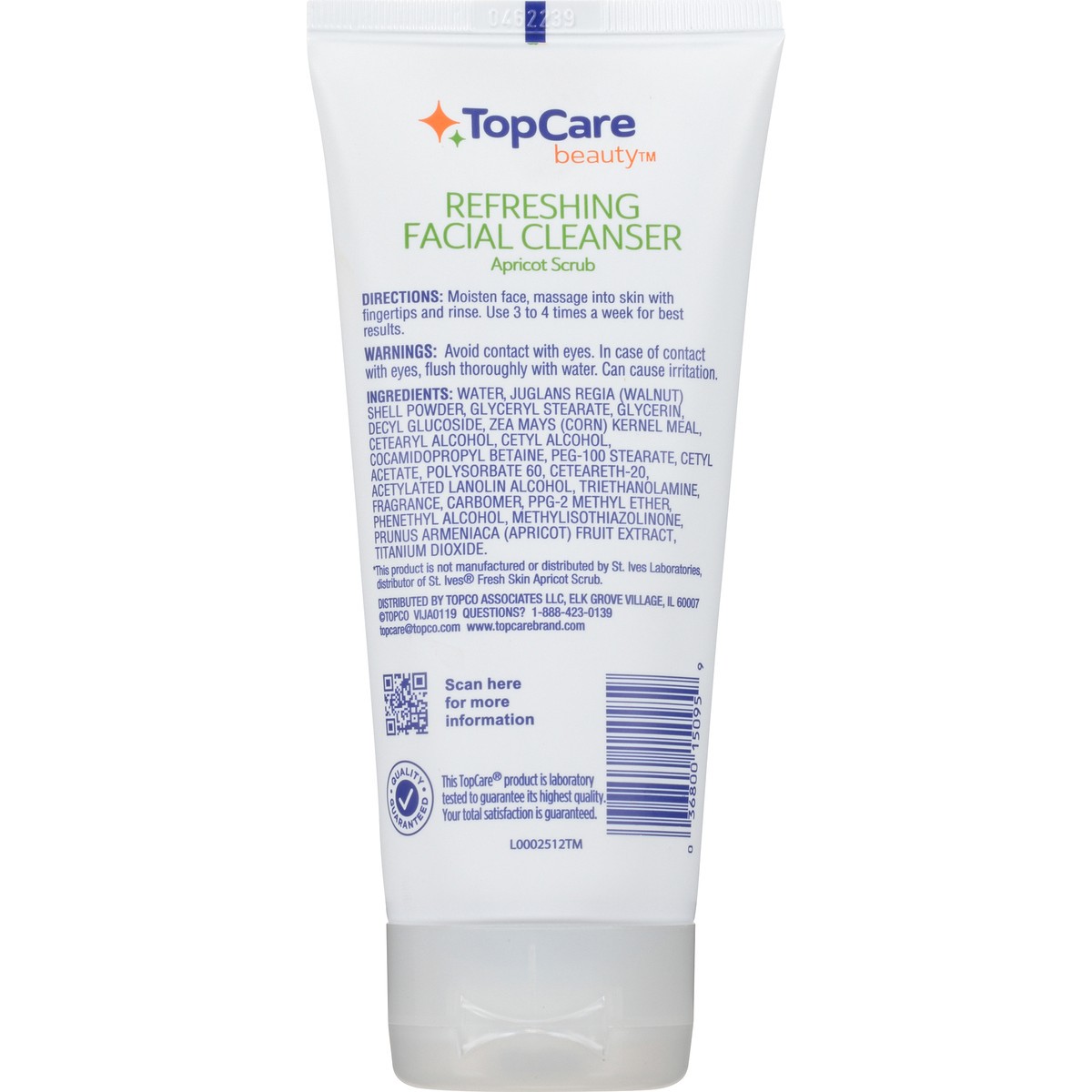 slide 4 of 9, TopCare Refreshing Facial Cleanser Apricot Scrub, 6 oz