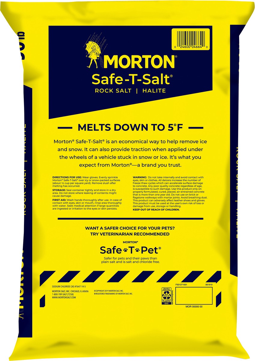 slide 3 of 8, Morton Rock Salt, 50 lb