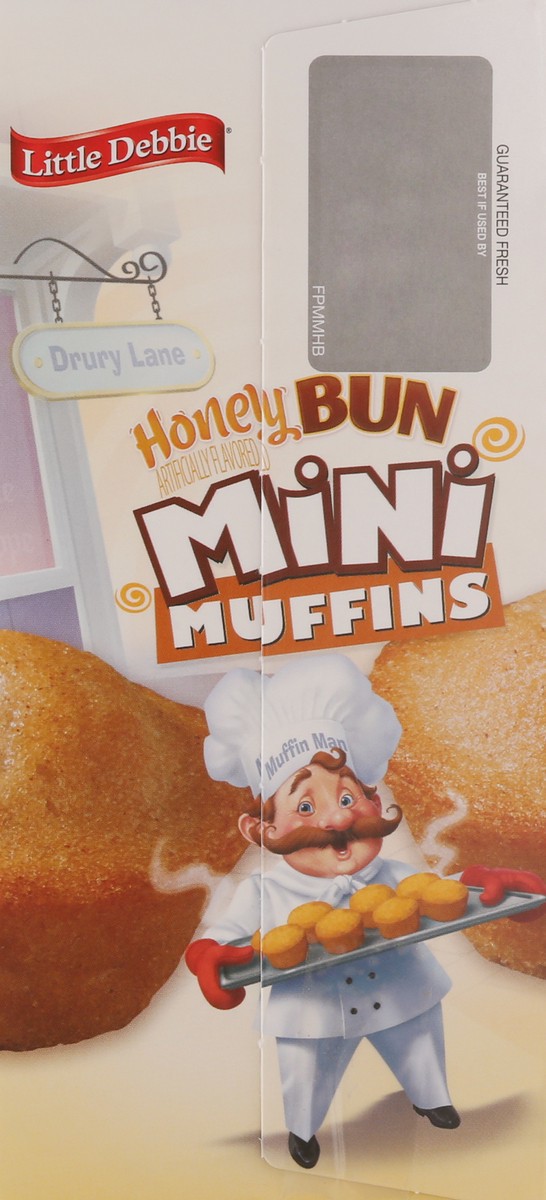 slide 10 of 11, Little Debbie Snack Cakes, Little Debbie Family Pack Mini Muffins (honey bun), 5 ct