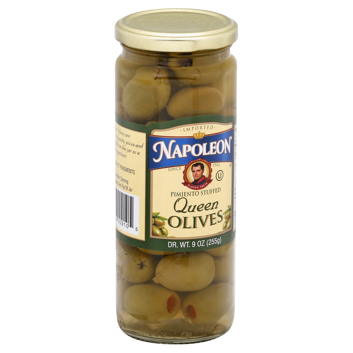 slide 7 of 9, Napoleon Queen Pimiento Stuffed Olives 9 oz, 