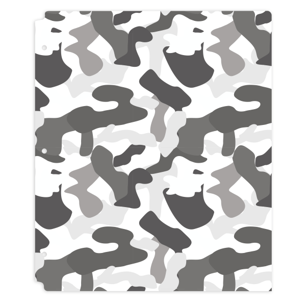 slide 1 of 1, Office Depot Brand Fashion 2-Pocket Poly Folder, 8-1/2'' X 11'', Camo, 1 ct