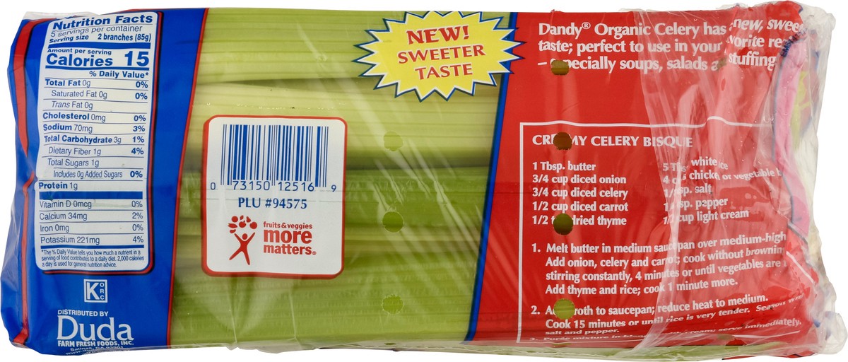 slide 2 of 9, Dandy Organic Celery Hearts, 16 oz