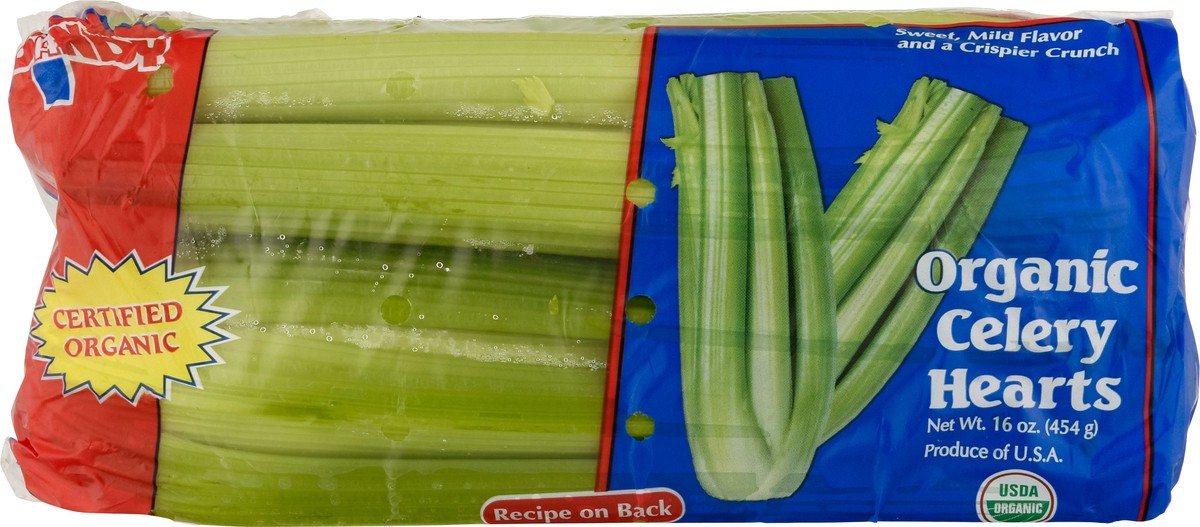 slide 8 of 9, Dandy Organic Celery Hearts, 16 oz