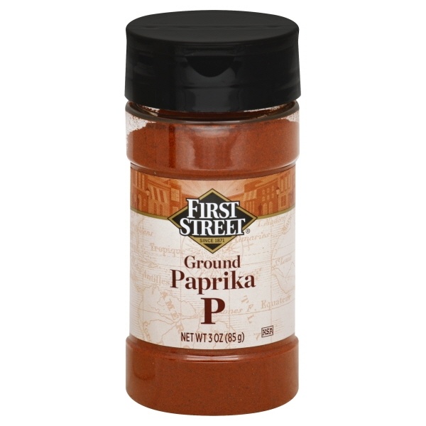 slide 1 of 1, First Street Paprika, 3 oz