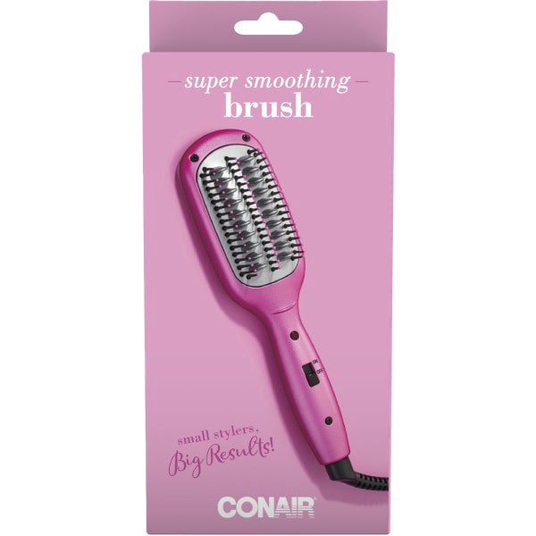 slide 1 of 5, Conair Mini Pro Ceramic Smoothing Brush, 1 ct