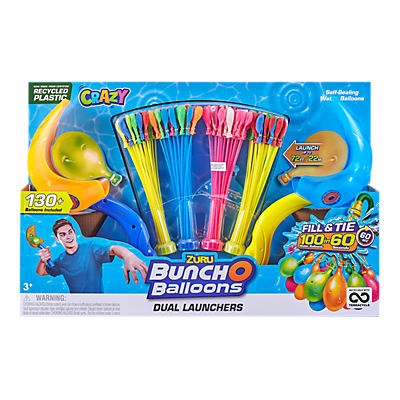 slide 1 of 1, ZURU Crazy Bunch O Balloon Dual Launchers, 1 ct