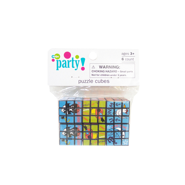 slide 1 of 1, Meijer Puzzle Cubes, 6 ct