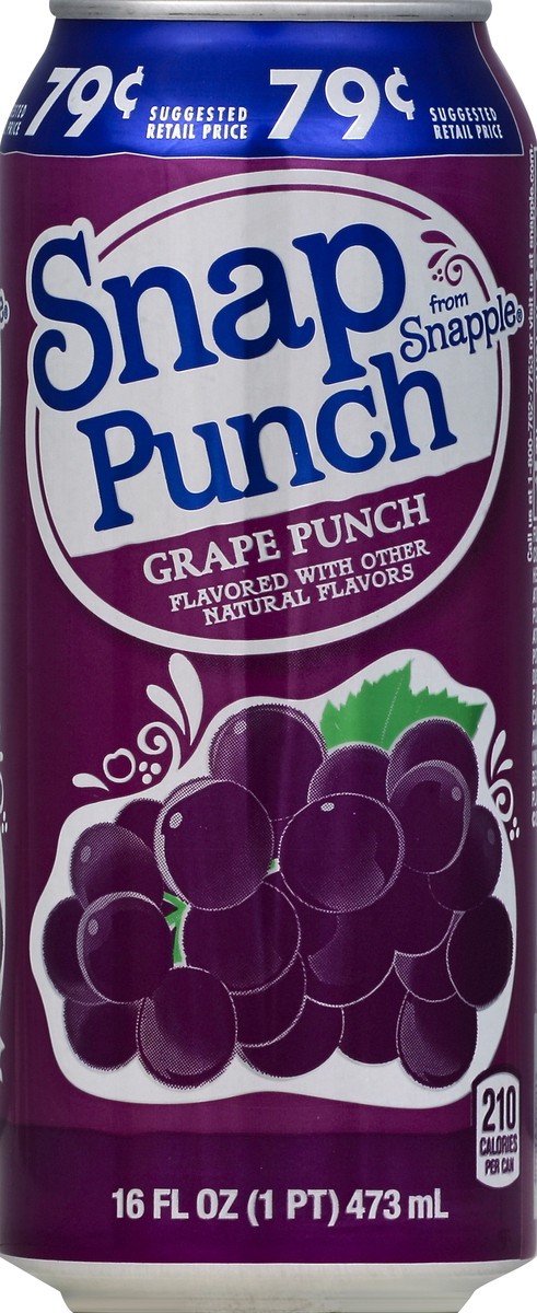 slide 4 of 4, Snapple Grape Berry Punch Tea - 16 fl oz, 16 fl oz