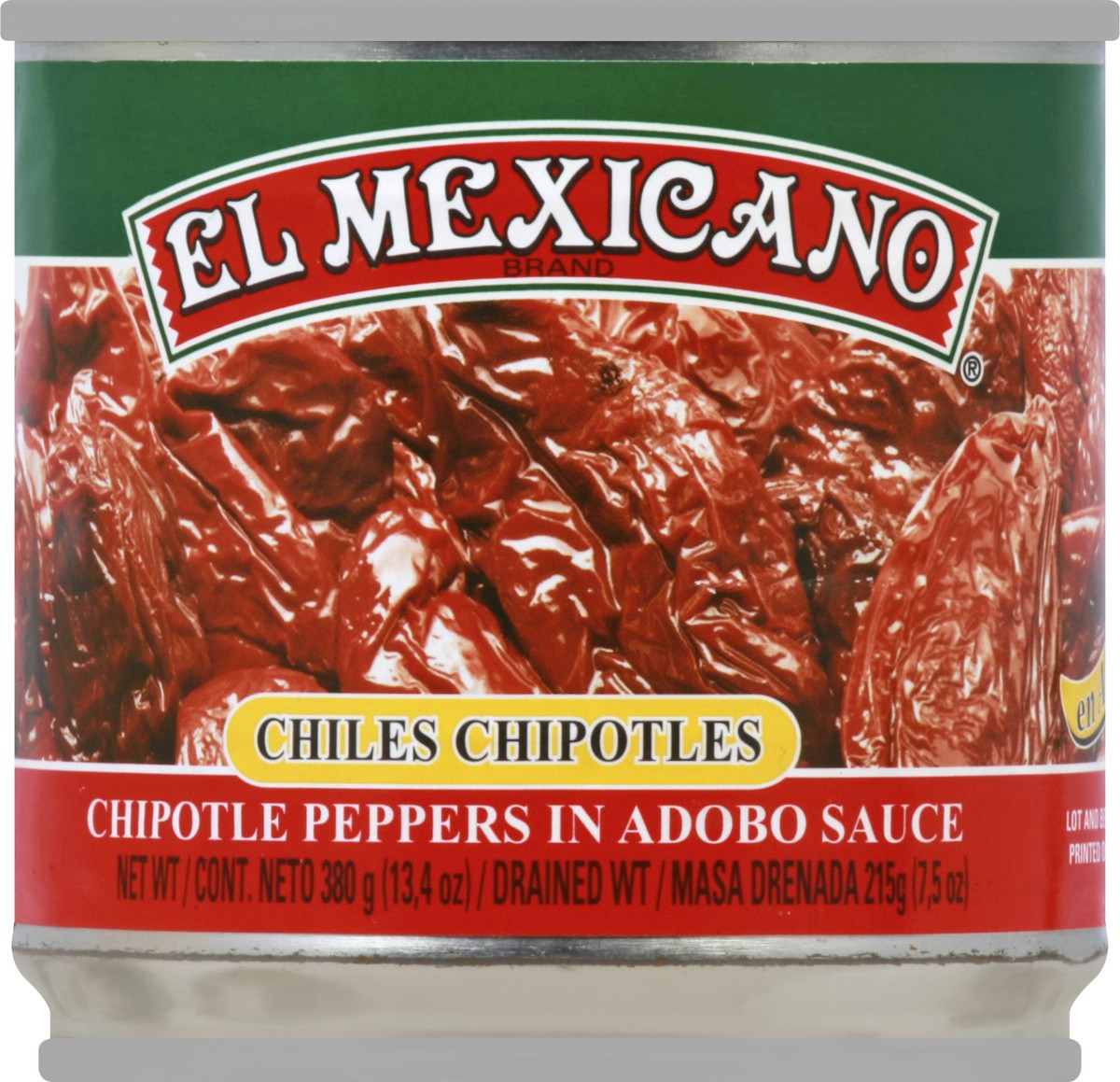 slide 5 of 7, El Mexicano El Mexcn Chipotle Pepper, 380 g