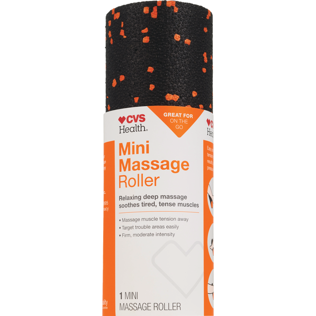 slide 1 of 1, Mini Massage Roller (Orange Specks), 1 ct