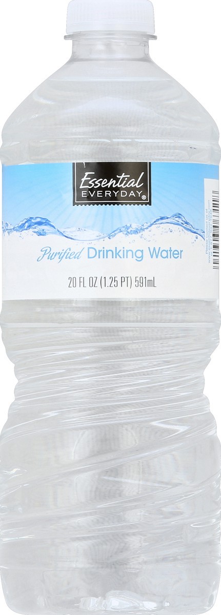 slide 5 of 6, Essential Everyday Water, Drinking, Purified - 20 oz, 20 oz