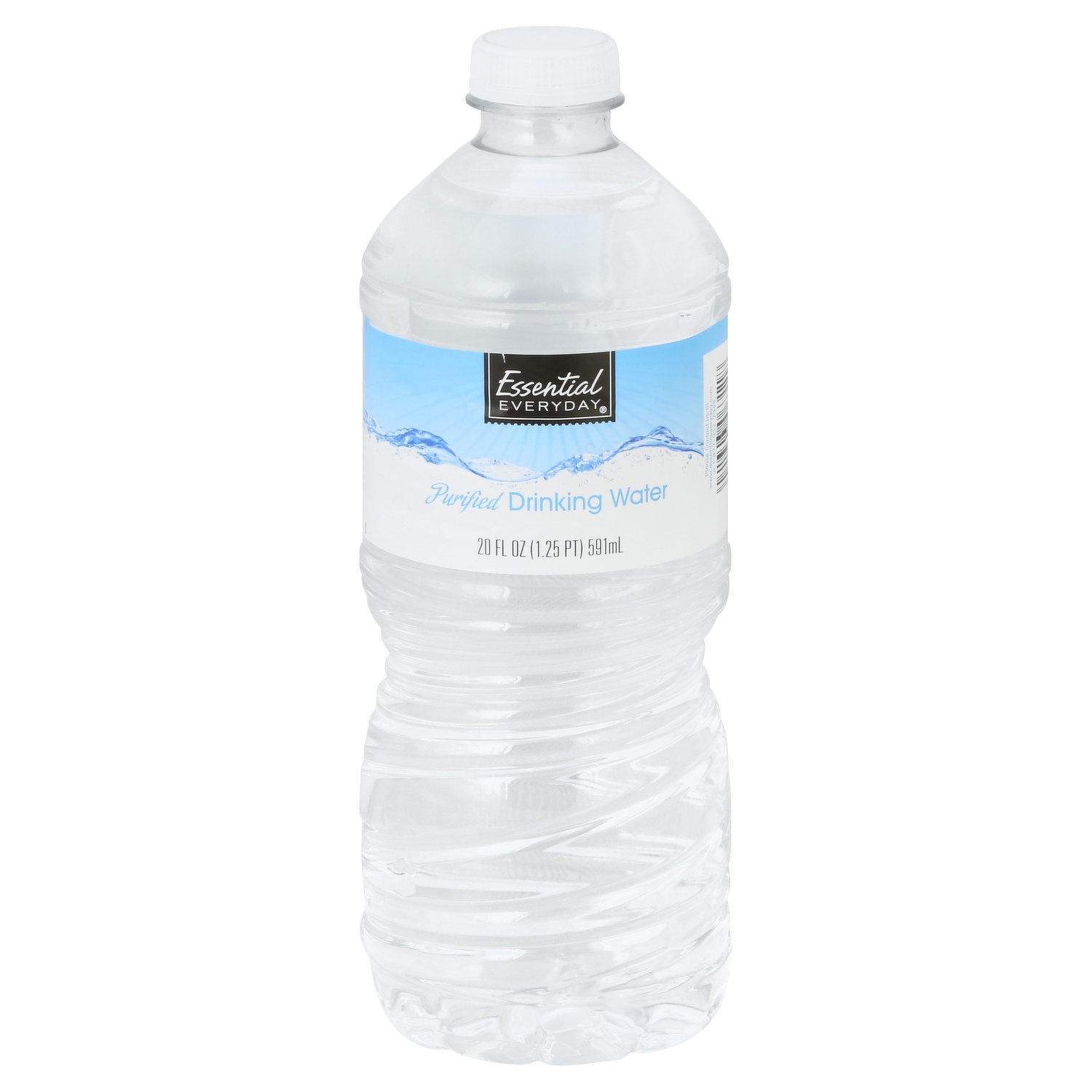 slide 1 of 6, Essential Everyday Water, Drinking, Purified - 20 oz, 20 oz